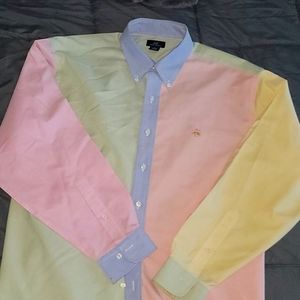 BROOKS BROTHERS Color Block Oxford